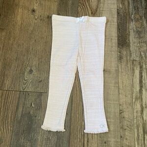 Calvin Klein Kids Light Pink Striped Leggings